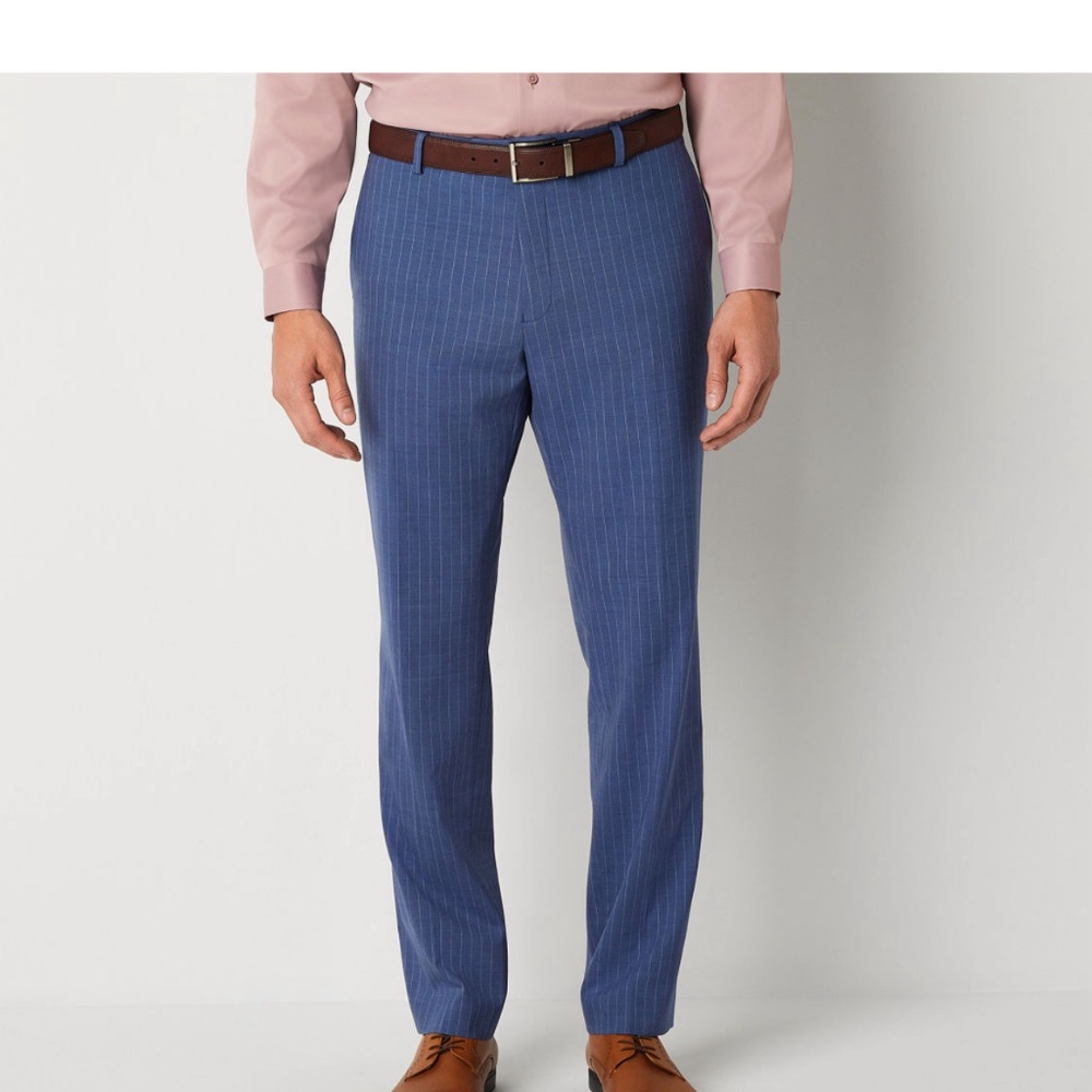 Collection By Michael Strahan Mens Regular Fit Flat Front Pant 30W X 32L